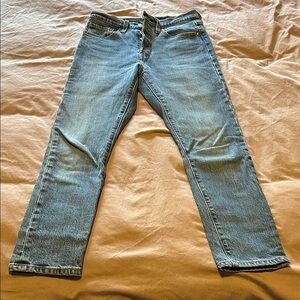 Levi's Straight Leg Light Blue Jeans